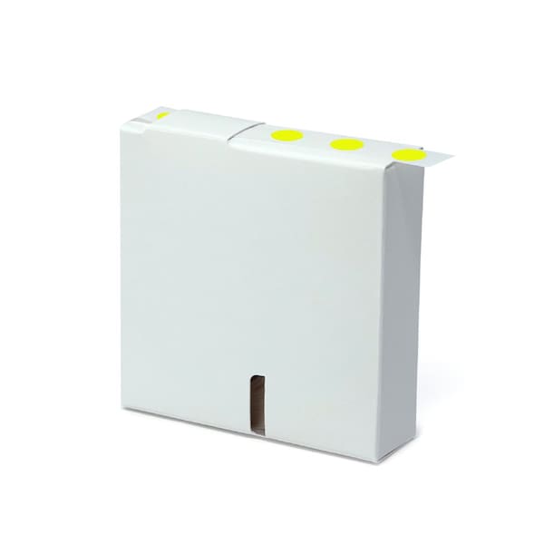 Label Rolls, Cryo, 13mm Dots, for 1.5-2mL Tubes, Yellow, 1000PK